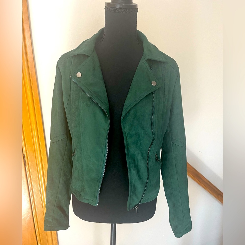 Faux Suede Jacket Size Medium